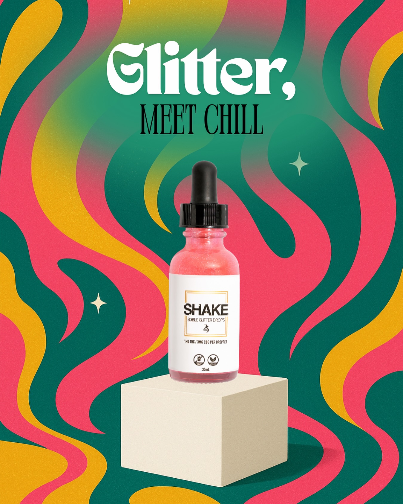 ✨ Glitter, meet chill.
This is what happens when your drink starts pulling focus—and your nervous system finally stops.
Colorful. Calm. Just the right amount of extra.
#SHAKEITUP #PopYourSip #LowDoseLooksGood #GlitterEffect