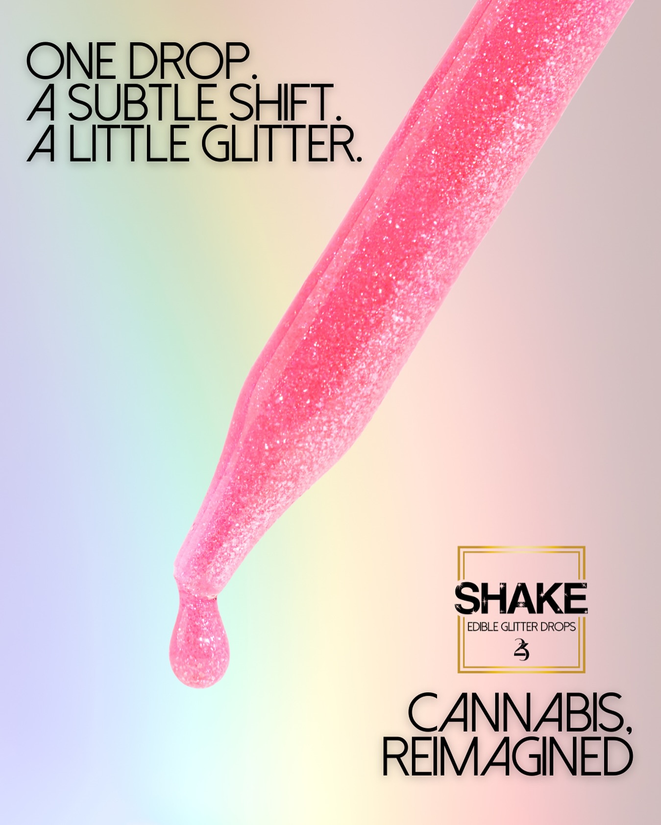 One drop. A subtle shift. A little glitter.
This isn’t your average edible—SHAKE is a whole new vibe. Low-dose THC, mood-brightening sparkle, and total control over your experience.
Start with one and #shakeitup
#CannabisReimagined #EdibleGlitter #THCDrops #CannaCurious #LowDoseLifestyle #FunctionalCannabis #23rdState #SparkleWithPurpose #SoberCurious