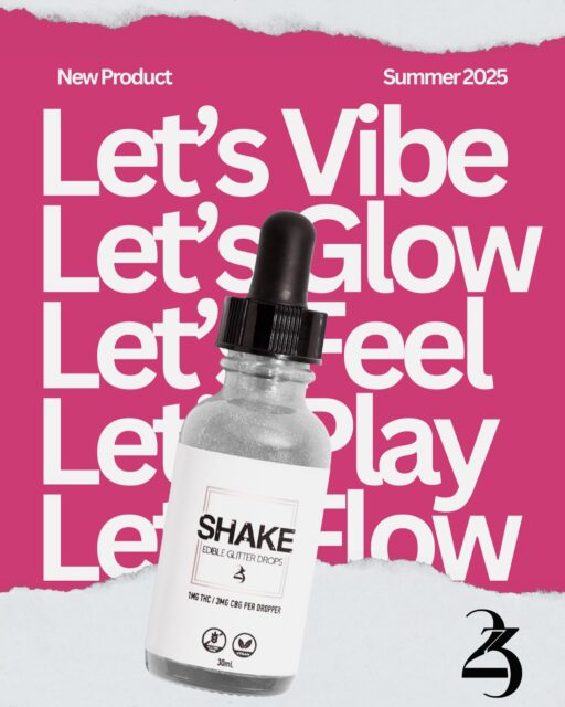 Let’s vibe. Let’s glow. Let’s feel something new.
SHAKE is here to make your routine a little lighter, a little brighter, and a whole lot more fun. ✨
Now available at 23state.com

#SHAKEitUp #CannabisReimagined #LowDoseLifestyle #EdibleGlitter #PlantBasedWellness #CannaCurious #VibeCheck #23rdState